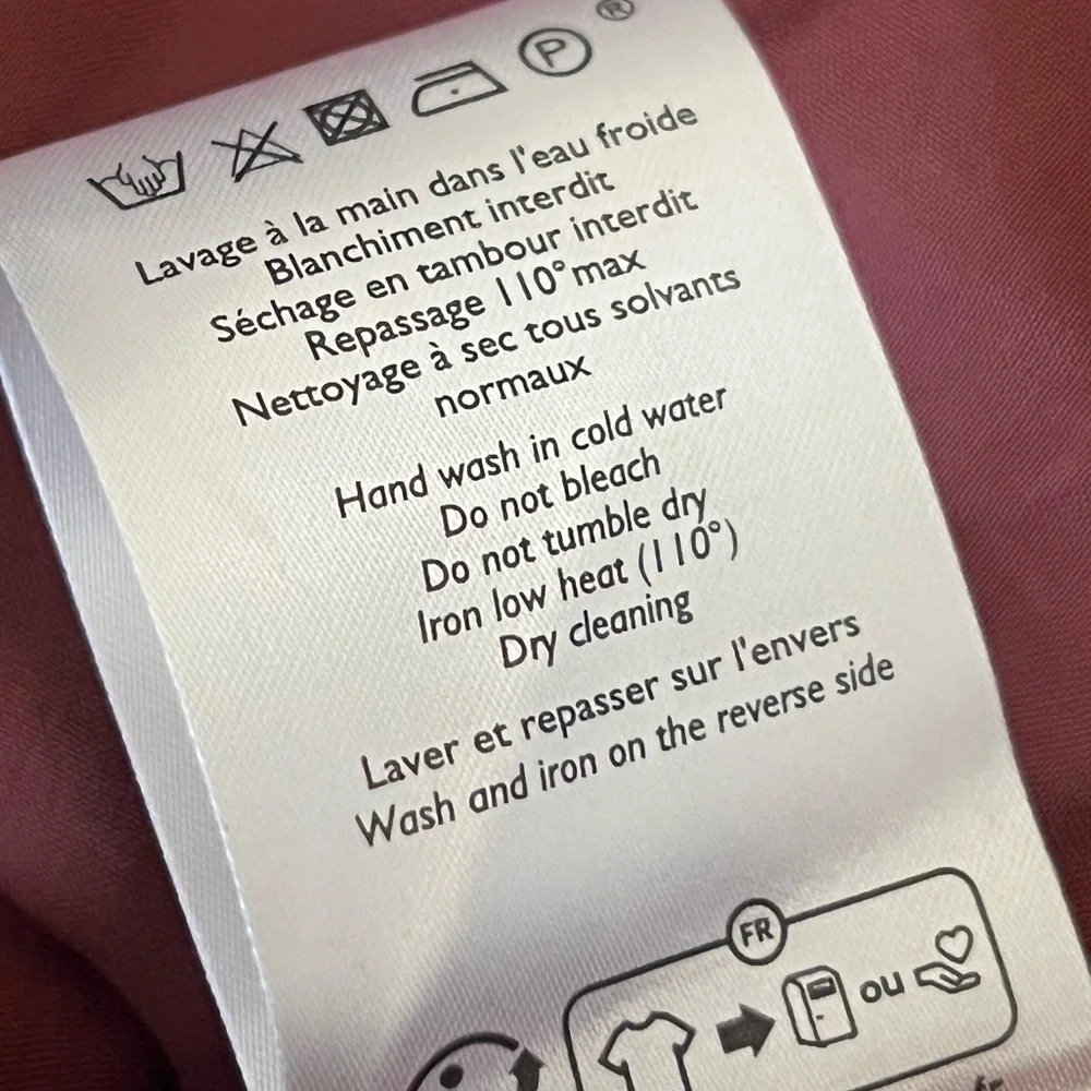 Sezane Editions 100% Silk Pearlena Top in Cacao Mahogany Brown NWT US 4 - Picture 8 of 11